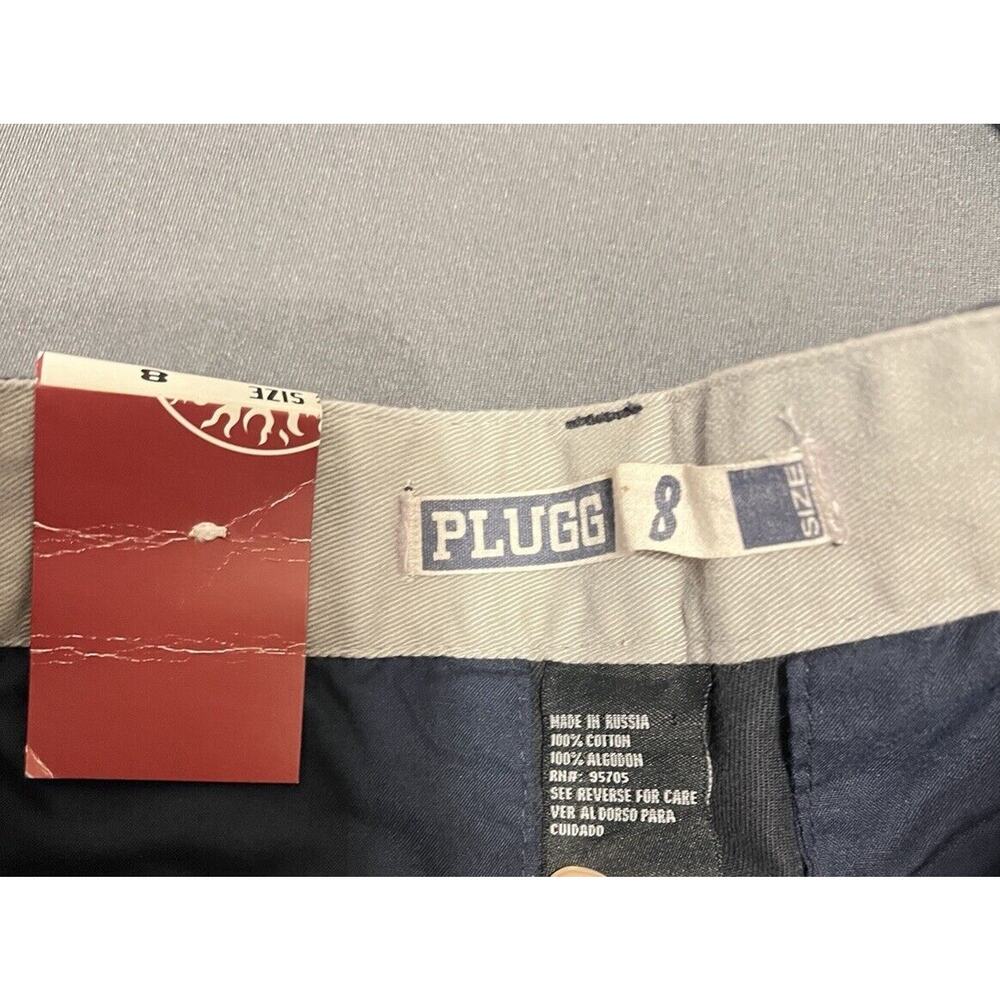 Plugg Navy Blue Cargo Pants 100% Cotton Youth Sz 8 NWT CPS19337 - Picture 5 of 9